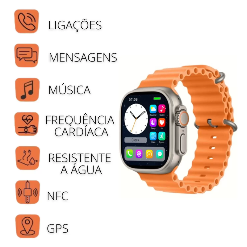 Relógio Smartwatch Unissex X8 Ultra